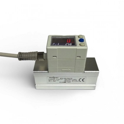 Digital Air Flow Meter 1/2" 10-1000 LT/MIN 1xPNP + 1x4-20mA