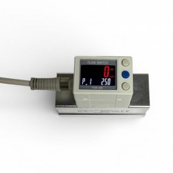 Digital Air Flow Meter 1/2" 10-1000 LT/MIN 1xPNP + 1x4-20mA