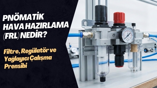 Hava Hazırlama (FRL) Nedir? Filtre, Regülatör ve Yağlayıcı Çalışma Prensibi