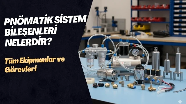Pnömatik Sistem Bileşenleri Nelerdir? Tüm Ekipmanlar ve Görevleri