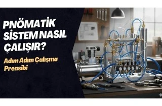 Pnömatik Sistem Nasıl Çalışır? Adım Adım Çalışma Prensibi