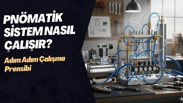 Pnömatik Sistem Nasıl Çalışır? Adım Adım Çalışma Prensibi