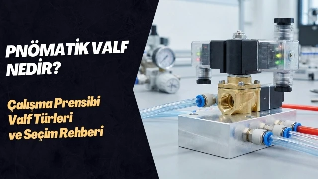 Pnömatik Valf Nedir? Çalışma Prensibi, Valf Türleri ve Seçim Rehberi