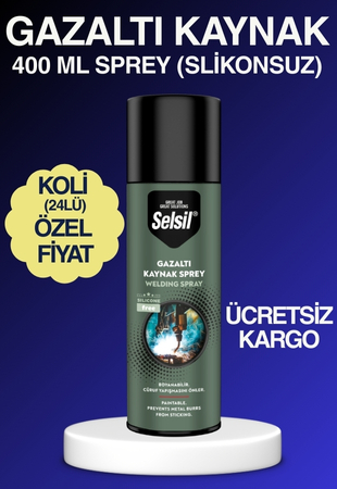 selsil gazaltı kaynak sprey 400ml slikonsuz koli 24 lü
