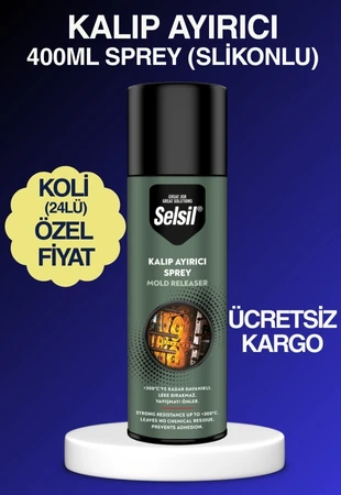 selsil kalıp ayırıcı sprey slikonlu 400 ml