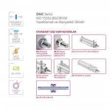 Pemaks DMCE-A Serisi Silindirler
