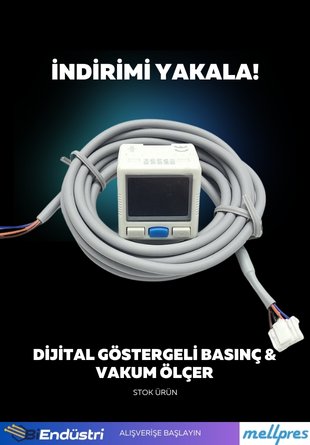dijital göstergeli basınç vakum ölçer