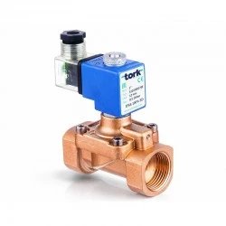Sms Tork 1" S1000 Servo Assist General Purpose Solenoid Valve – 17 mm – 0-16 Bar – Brass | S1000.05
