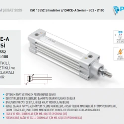 Pemaks DMCE-A 032-0320 Çift Etkili Manyetikli Yastıklamalı Pnömatik Silindir Pemaks DMCE-A 032-0320 Çift Etkili Manyetikli Yastıklamalı Pnömatik Silindir