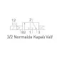 Pemaks PV1E Serisi 1/4" 3/2 Tek Bobin Valf Normalde Kapalı 24VDC Pemaks PV1E Serisi 1/4" 3/2 Tek Bobin Valf Normalde Kapalı 24VDC