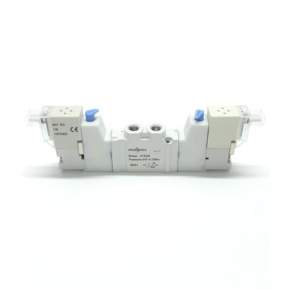 3220 M5 5/2 Double Coil 24VDC Valve with 1m Cable