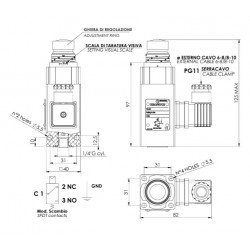 Euroswitch 40-400 Bar Basınç Anahtarı G1/4 (Çift Kontak-SPDT)-69223016 Euroswitch 40-400 Bar Basınç Anahtarı G1/4 (Çift Kontak-SPDT)-69223016