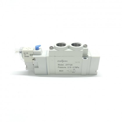 7120 1/4 5/2 Single Coil 24VDC Valve with 1m Cable