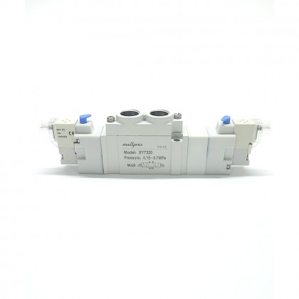 7320A 1/4 5/3 Double Coil 24VDC KM Valve with 1m Cable