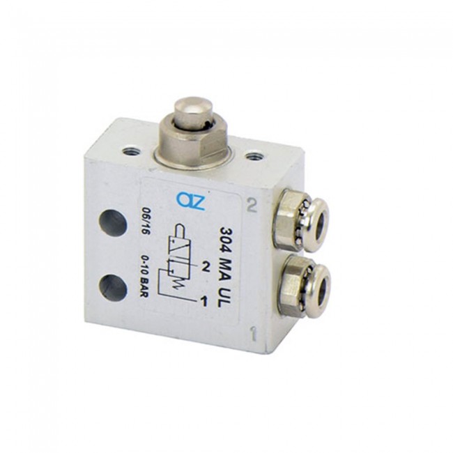 Az Pneumatica 304 MA UL- 4mm 3/2 Pim Yay Valf N.K. Yan Ç. Az Pneumatica 304 MA UL- 4mm 3/2 Pim Yay Valf N.K. Yan Ç.