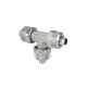 Cmatic MC19 08 08 Metal Seri Pnömatik T Bağlantı Sıkmalı