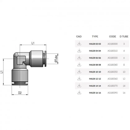 Cmatic MA28 08 08 Dirsek 20 Bar