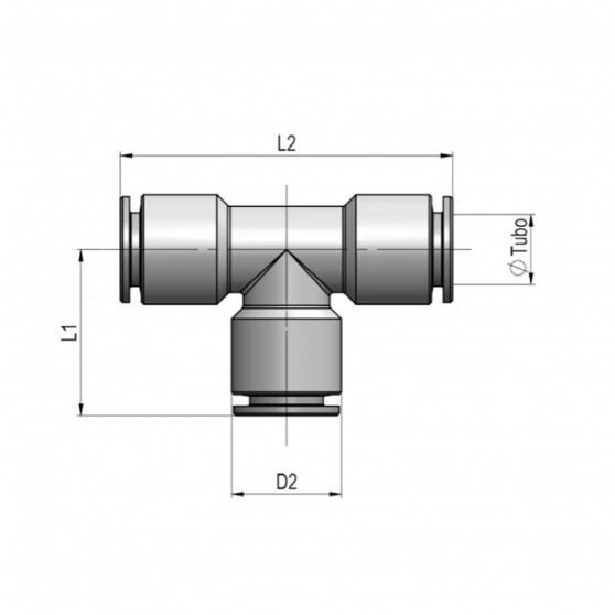 Cmatic MA29 08 06 - T Orantılı Metal Fittings 20 Bar Cmatic MA29 08 06 - T Orantılı Metal Fittings 20 Bar
