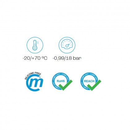 Cmatic MA33 00 14 - 1/4" Tekli Saplama Dişi