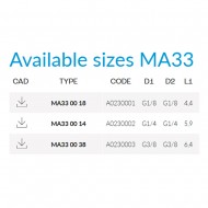 Cmatic MA33 00 38 - 3/8" Tekli Saplama Dişi