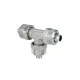 Cmatic MC19 08 08 Metal Seri Pnömatik T Bağlantı Sıkmalı Cmatic MC19 08 08 Metal Seri Pnömatik T Bağlantı Sıkmalı