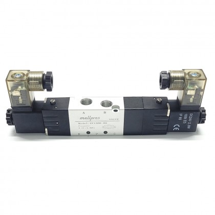 Mellpres 4V130C-06 1/8 5/3 Double Coil Open Center Pneumatic Valve 24VDC Mellpres 4V130C-06 1/8 5/3 Double Coil Open Center Pneumatic Valve 24VDC