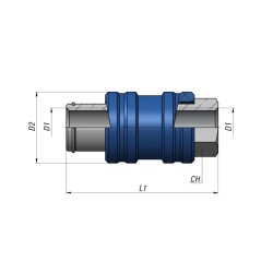 Cmatic MV26 00 12 Slayt Valf Blue Cmatic MV26 00 12 Slayt Valf Blue