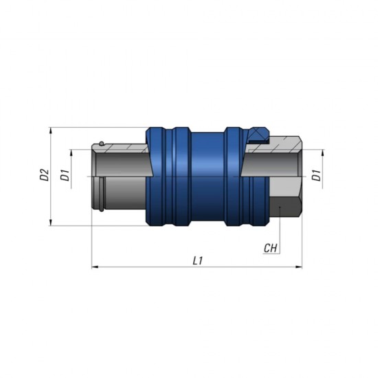 Cmatic MV26 00 38 Slayt Valf Blue Cmatic MV26 00 38 Slayt Valf Blue