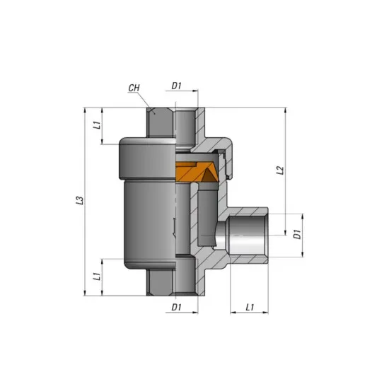 Cmatic MV27 00 M5 Çabuk Egzost Valfi PU Contalı
