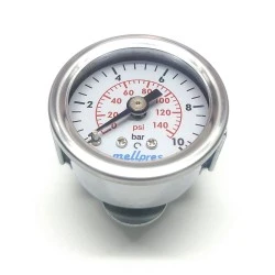 Pano Tip Manometre 040 / 10 Bar Arkadan Çıkışlı G1/8