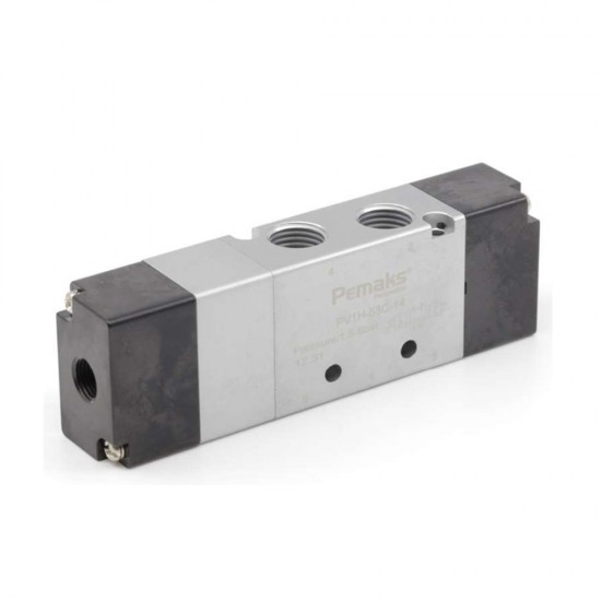 Pemaks PV1H Serisi 5/3-1/4 Hava - Hava Kapalı Merkez Solenoid Valf Pemaks PV1H Serisi 5/3-1/4 Hava - Hava Kapalı Merkez Solenoid Valf