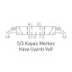 Pemaks PV1H Serisi 5/3-1/4 Hava - Hava Kapalı Merkez Solenoid Valf Pemaks PV1H Serisi 5/3-1/4 Hava - Hava Kapalı Merkez Solenoid Valf