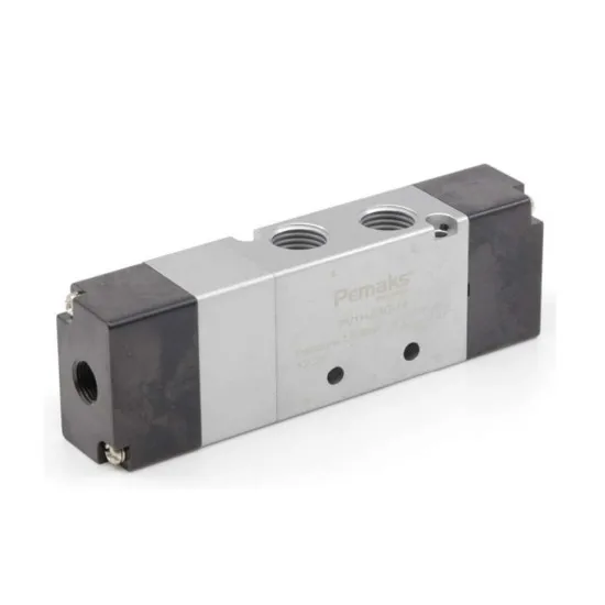 Pemaks PV1H Serisi 5/3-1/8 Hava - Hava Kapalı Merkez Solenoid Valf Pemaks PV1H Serisi 5/3-1/8 Hava - Hava Kapalı Merkez Solenoid Valf