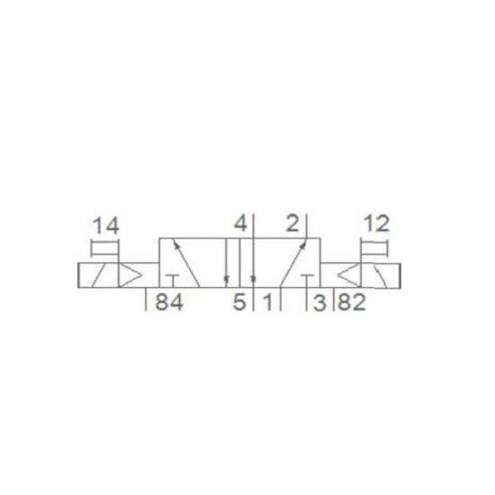 Pemaks PV1 Serisi 5/2-1/8 Çift Bobin Solenoid Valf 24VDC Pemaks PV1 Serisi 5/2-1/8 Çift Bobin Solenoid Valf 24VDC