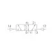 Pemaks PV1H Serisi 5/2-1/8 Hava Hava Solenoid Valf Pemaks PV1H Serisi 5/2-1/8 Hava Hava Solenoid Valf