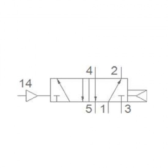 Pemaks PV1H Serisi 5/2-1/8 Hava Yay Uyarılı Solenoid Valf Pemaks PV1H Serisi 5/2-1/8 Hava Yay Uyarılı Solenoid Valf