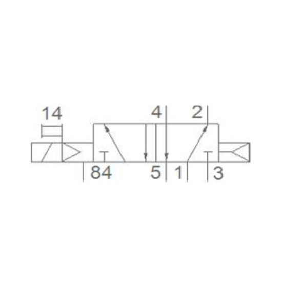 Pemaks PV1E Serisi 5-2-1-2 Tek Bobin Solenoid Valf Pemaks PV1E Serisi 5-2-1-2 Tek Bobin Solenoid Valf