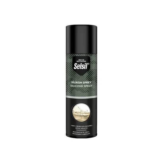 Selsil Silikon Sprey Yüksek Isı Dayanıklı 500 ml Selsil Silikon Sprey Yüksek Isı Dayanıklı 500 ml