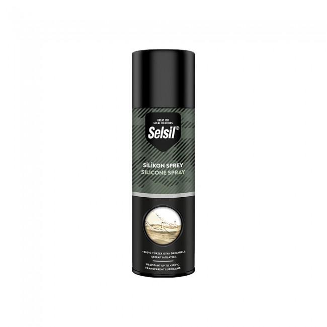 Selsil Silikon Sprey Yüksek Isı Dayanıklı 500 ml