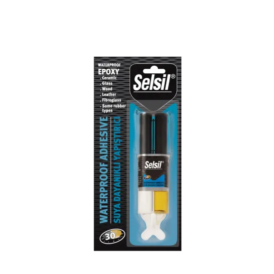 Selsil Suya Dayanıklı Yapıştırıcı 30 min Şırıngalı 28 G Selsil Suya Dayanıklı Yapıştırıcı 30 min Şırıngalı 28 G