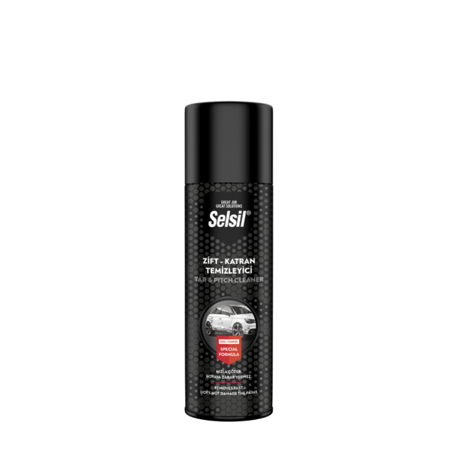 Selsil Zift Katran Temizleyici Sprey 200 ml Selsil Zift Katran Temizleyici Sprey 200 ml