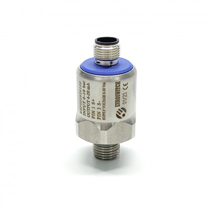 Euroswitch Transmitter 0-10 bar - 4-20mA  G 1/4 / M12x1 Konnektör Bağlantılı  / FKM ESP002026100