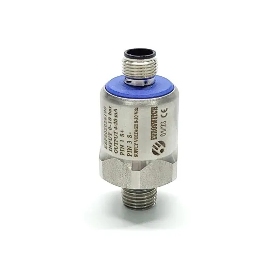 Euroswitch Transmitter 0-10 bar - 4-20mA G 1/4 / M12x1 Konnektör Bağlantılı / FKM ESP002026100 Euroswitch Transmitter 0-10 bar - 4-20mA G 1/4 / M12x1 Konnektör Bağlantılı / FKM ESP002026100