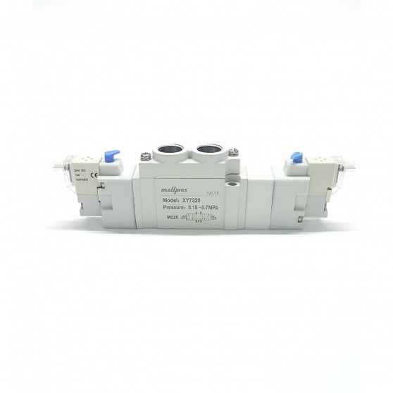 7320A 1/4 5/3 Çift Bobin 24vdc 1mt Kablolu K.M. Valf 7320A 1/4 5/3 Çift Bobin 24vdc 1mt Kablolu K.M. Valf