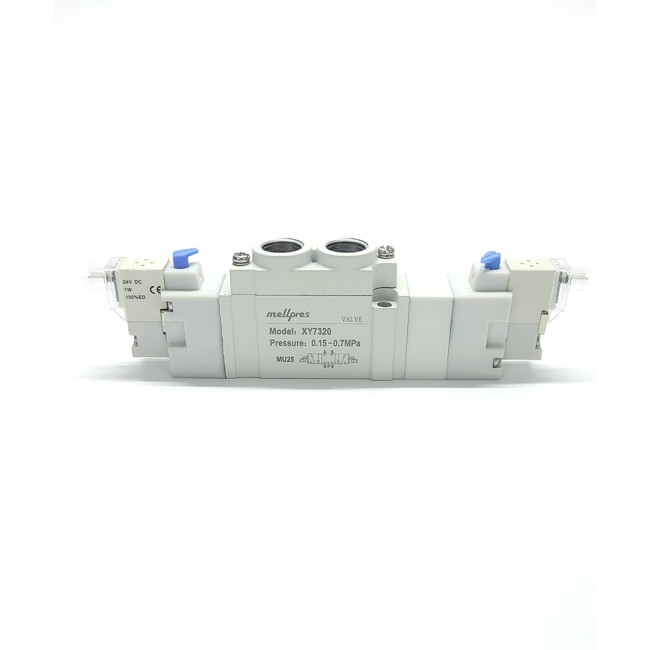 7320A 1/4 5/3 Çift Bobin 24vdc 1mt Kablolu K.M. Valf 7320A 1/4 5/3 Çift Bobin 24vdc 1mt Kablolu K.M. Valf