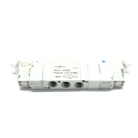 5320A 1/8 5/3 K.M. Çift Bobin 24vdc 1mt Kablolu Valf 5320A 1/8 5/3 K.M. Çift Bobin 24vdc 1mt Kablolu Valf