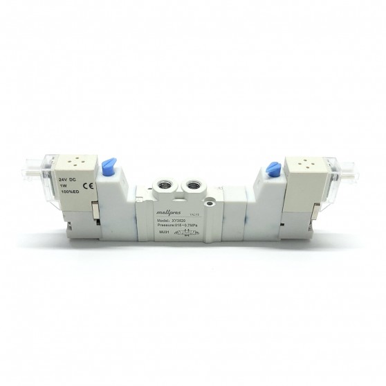 3520A M5 5/3 B.M. Çift Bobin 24vdc 1mt Kablolu Valf 3520A M5 5/3 B.M. Çift Bobin 24vdc 1mt Kablolu Valf