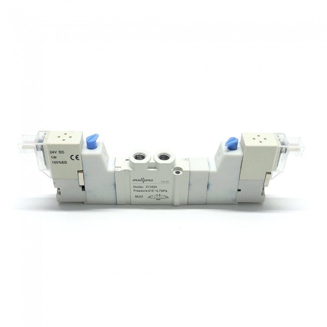 3520A M5 5/3 B.M. Çift Bobin 24vdc 1mt Kablolu Valf 3520A M5 5/3 B.M. Çift Bobin 24vdc 1mt Kablolu Valf