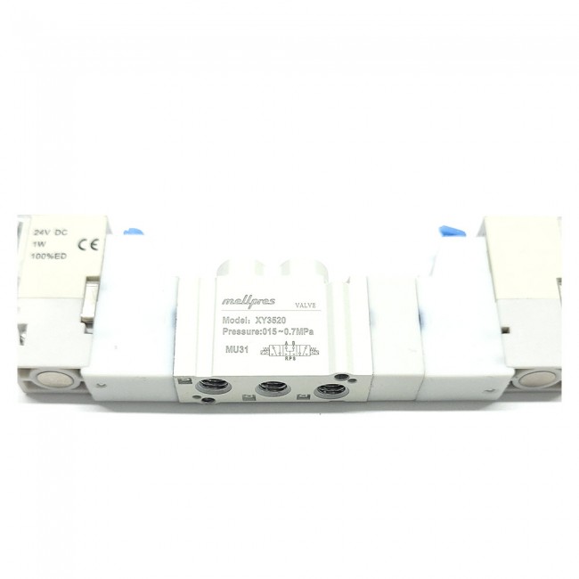 3520A M5 5/3 B.M. Çift Bobin 24vdc 1mt Kablolu Valf 3520A M5 5/3 B.M. Çift Bobin 24vdc 1mt Kablolu Valf