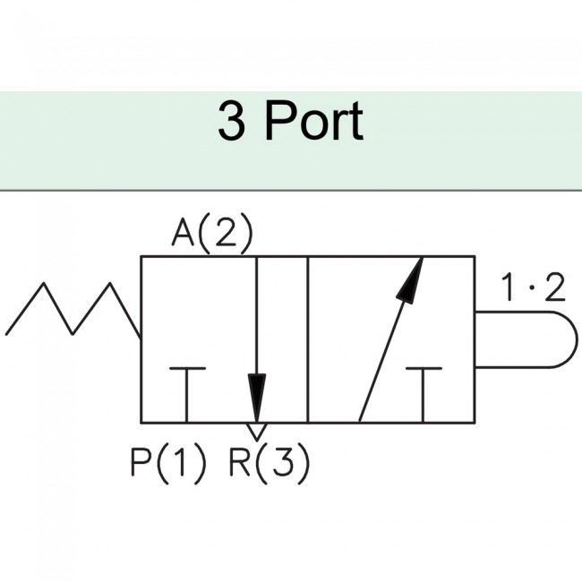 VALF PİMLİ 1/4 3/2 N.K.